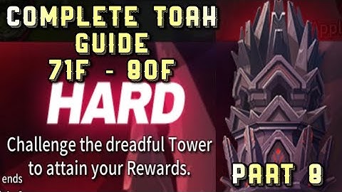 Complete TOAH Guide | 71F-80F | Part 8 | Kingdom of Heroes: Tactics War