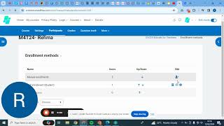 adding participants to Moodle course