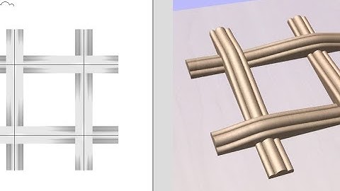 Vectric V10 Tutorials | 3D Modeling | Extrude and Weave Guide