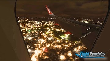 EasyJet A320neo – Full Approach and Landing in Luxembourg 🇱🇺 | MSFS 2020 (Wing View)