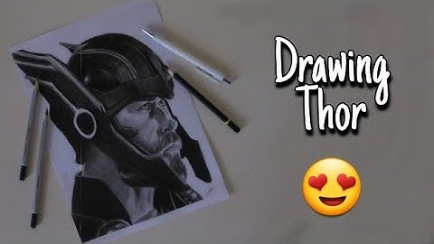 Drawing Thor Ragnarok 😍 (Timelapse)