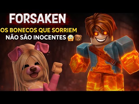 A VERDADE SOBRE OS BONECOS FORSAKEN 😱 (história de Roblox)