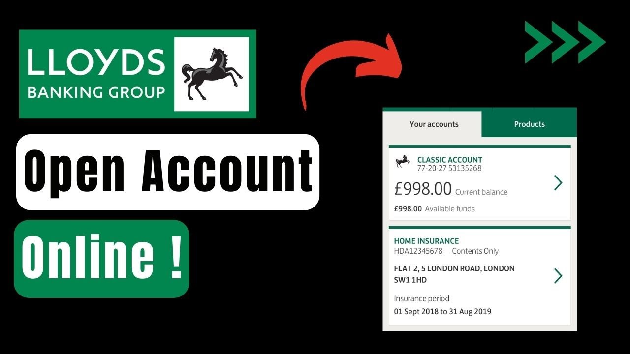 Lloyds Bank Open Account Online ! YouTube