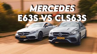 Hangisi Daha Hızlı? Mercedes Cls63s VS Mercedes E63s AMG - Drag Race, Rolling Race & Sound Check