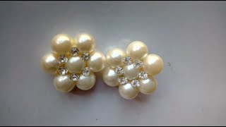 How to make Pearl Button Ring Tutorial | easy to make buttons