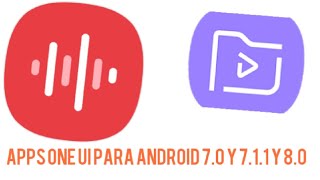 ONE UI// Samsung Voice Recorder Y Samsung Video Library 7.0 y 7.1.1 y 8.0 screenshot 5