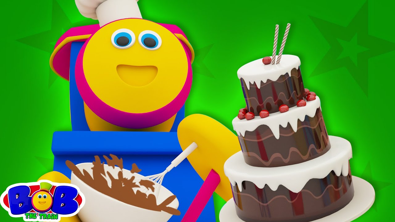 Let's Bake A Cake, Song for Kids, Cartoon Video by Bob The Train YouTube