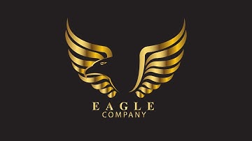 How to Create a Golden Eagle Company Logo in Adobe illustrator - Tutorial for Beginners & Expert