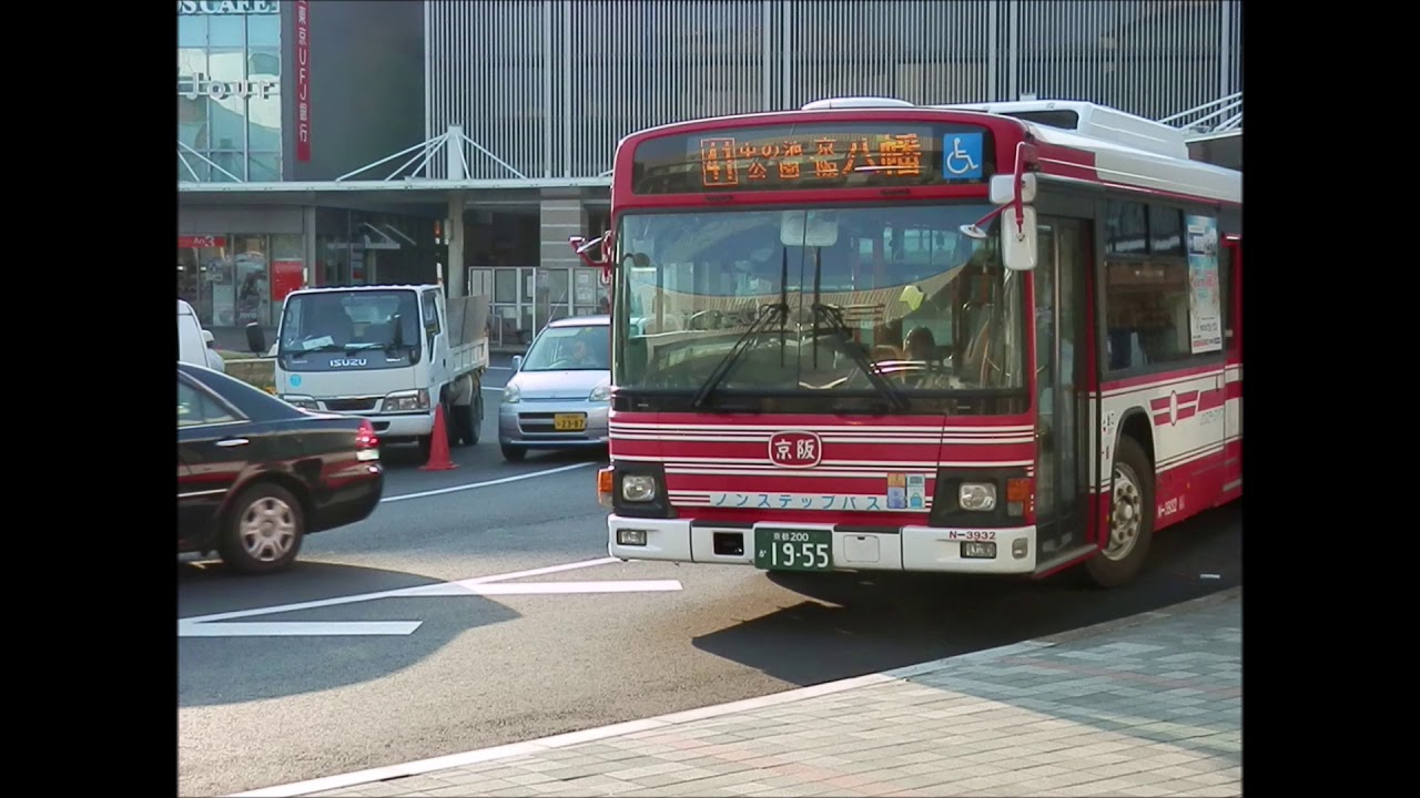 京阪バス JR高槻から枚方市駅まで ＊2009年9月8日録音 - YouTube
