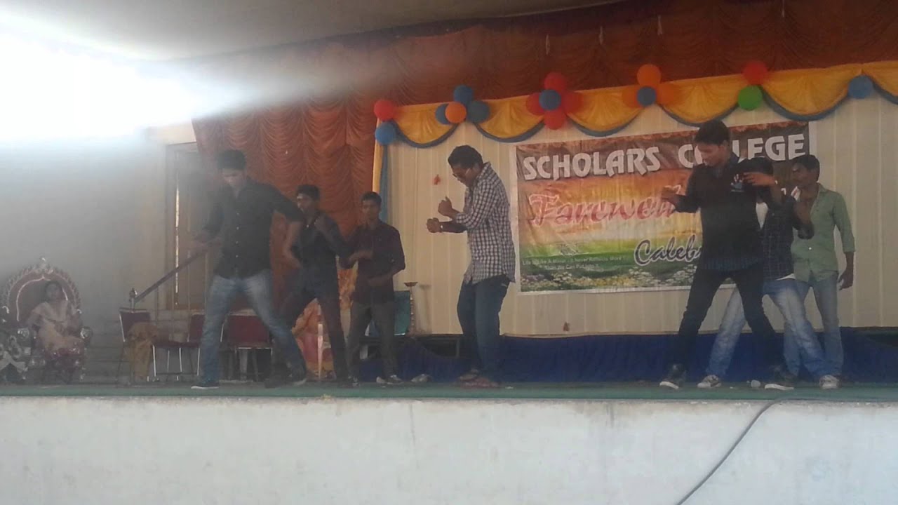 Scholars degree college funny dance YouTube