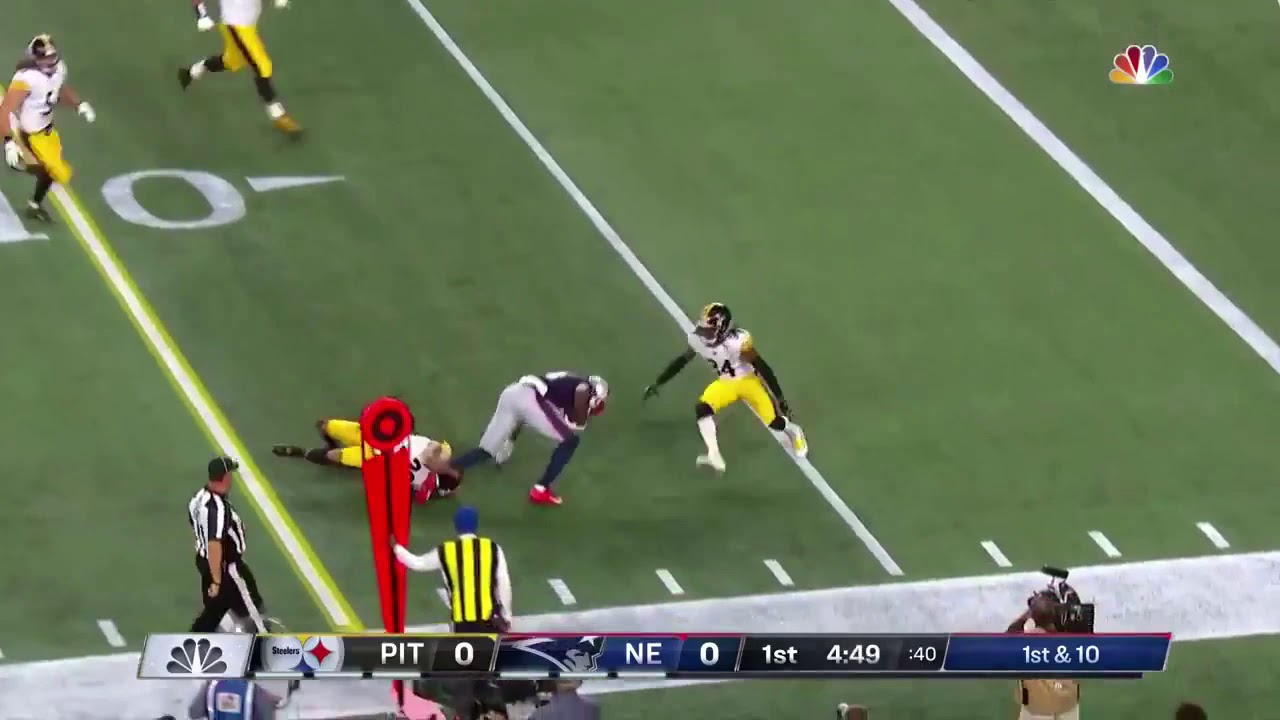 Josh Gordon Touchdown | Patriots vs Steelers