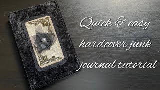 Quick & Easy beginner hard cover mini junk journal