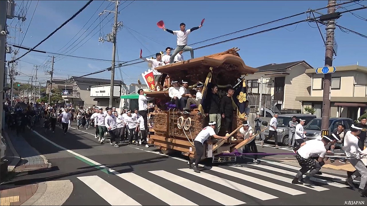 大久保だんじり移動曳行2026/05/10