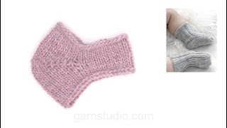 How To Work A Sock With A Diagonal Heel