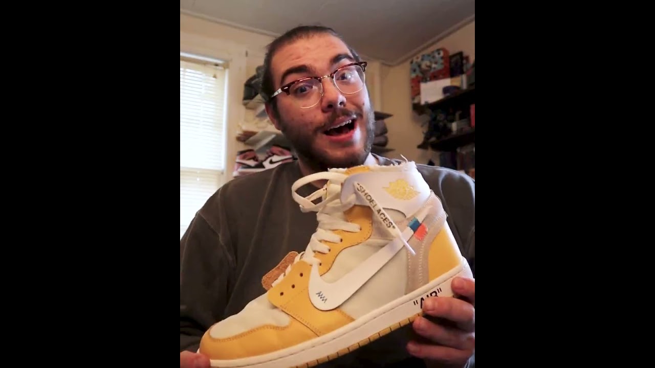 (UNRELEASED) Canary Off-White Jordan 1 // Short