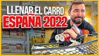 INFLACION EN ESPAÑA  CUANTO CUESTA LLENAR UN CARRO 2022  MADRID