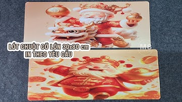 Lót chuột cỡ lớn 30x80 cm in theo hình yêu cầu