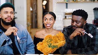 MEAT LOVERS TRY VEGAN FRIED CHICKEN & vegan kebab