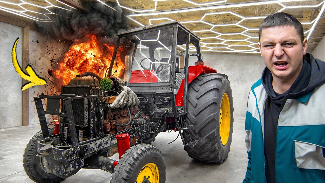 TURBO DZIAŁA !! Sprzęgło NIE DAJE RADY a WĘŻE PĘKAJĄ !! URSUS 1201 do TRACTOR PULLINGU