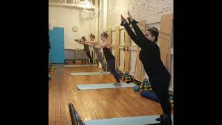 Bodytonic Pilates, Seattle. Springboard Arm Circles.