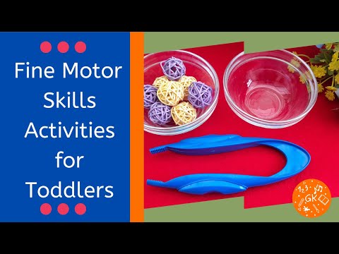 Fine Motor Skills Activities for Toddlers  Using Tongs and Tweezers