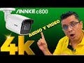 Nueva CAMARÁ ANNKE C800 / PoE 4K , audio y video con grabación independiente