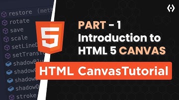 HTML5 Canvas Tutorial for Beginners | Create Your First Drawing 🎨