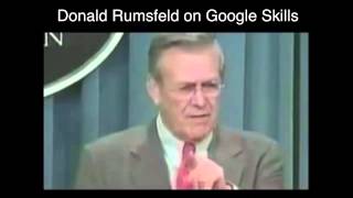 Donald Rumsfeld on Google Search