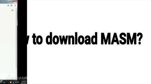 How to Install and Run MASM 8086 assembler on windows (32 Or 64bit OS)