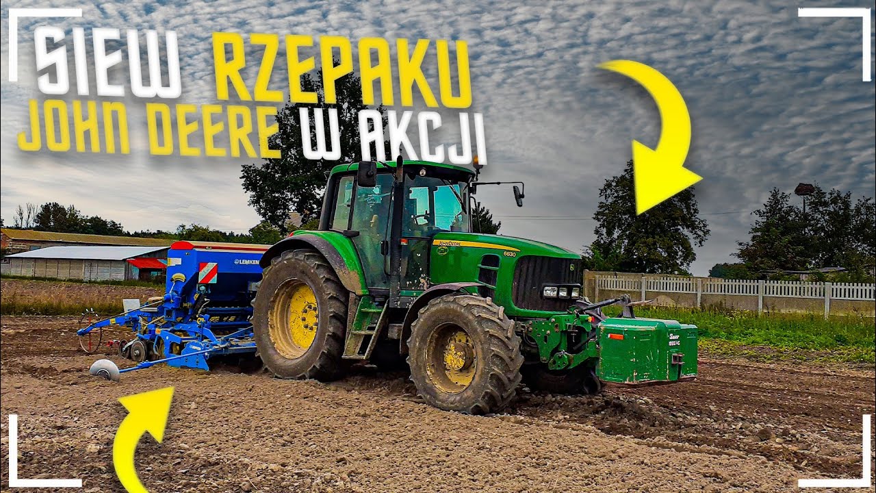 🔥Siew Rzepaku 2021🔥🚜John Deere 6630 & Lemken🚜