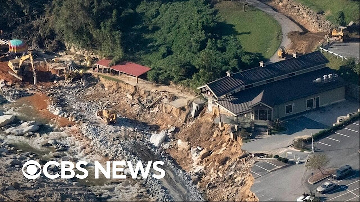 Revisiting Hurricane Helene-ravaged North Carolina area: "Totally upside down"