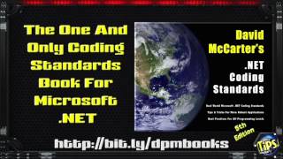 David McCarter's .NET Coding Standards Profile
