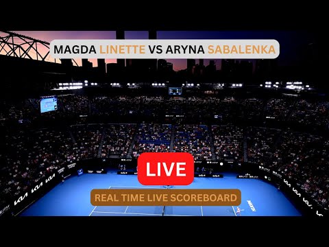 Magda Linette Vs Aryna Sabalenka LIVE Score UPDATE Today Tennis Australian Open Women's Semi Finals