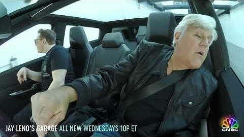 Elon Musk makes Jay Leno drive Cybertruck through Boring Company Tunnel