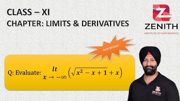 Q: Evaluate: ■(lt@x→∞)(√(x^2-x+1)+x)
