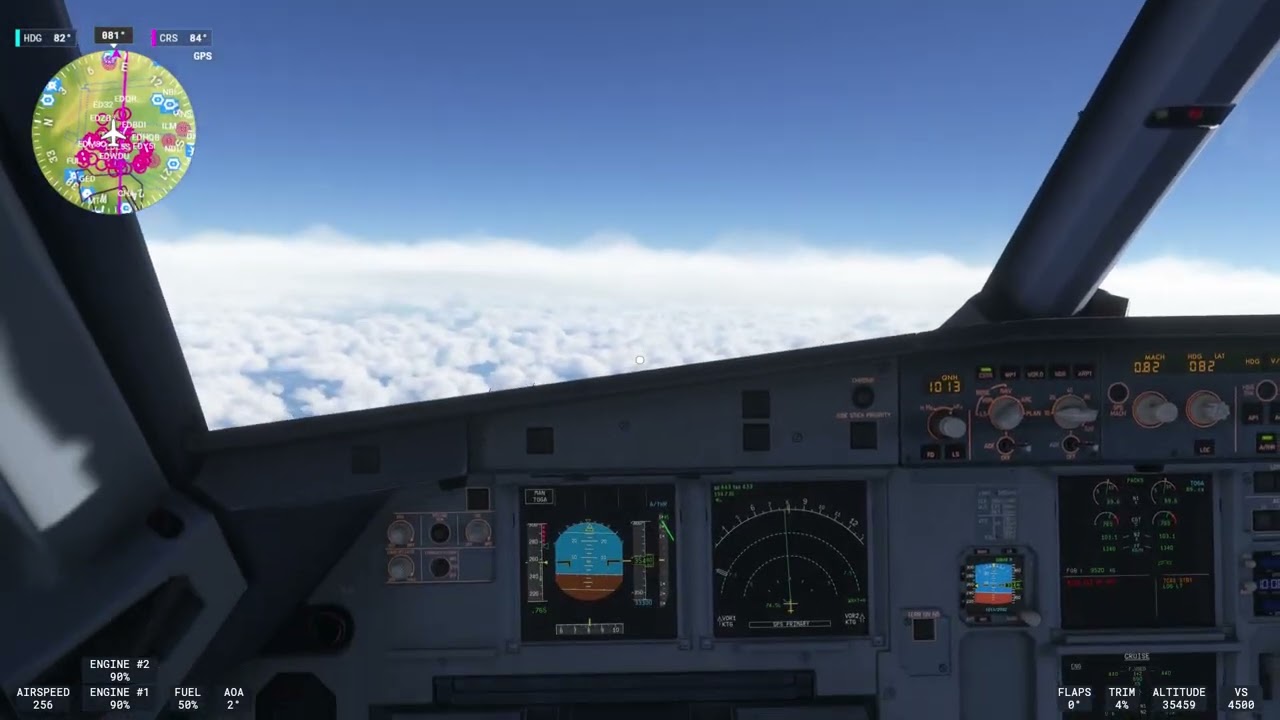 Microsoft Flight Simulator Condor Airbus A320NEO Frankfurt - Prague