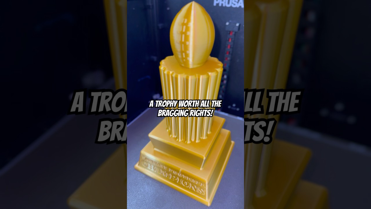Trophée Fantasy Football Imprimé En 3D – Neuf, Plastique