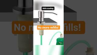 Stop Refilling Your Sink Soap | Genius Kitchen Upgrade #kitchenorgnizer #sinkstorage #amazonfinds