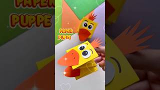 Simple Paper Duck Puppet! 🦆🤩✨