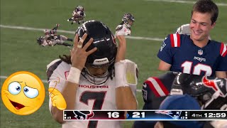 CJ STROUD STINKS! Texans vs Patriots DIVISONAL Reaction (BRUTAL GAME)