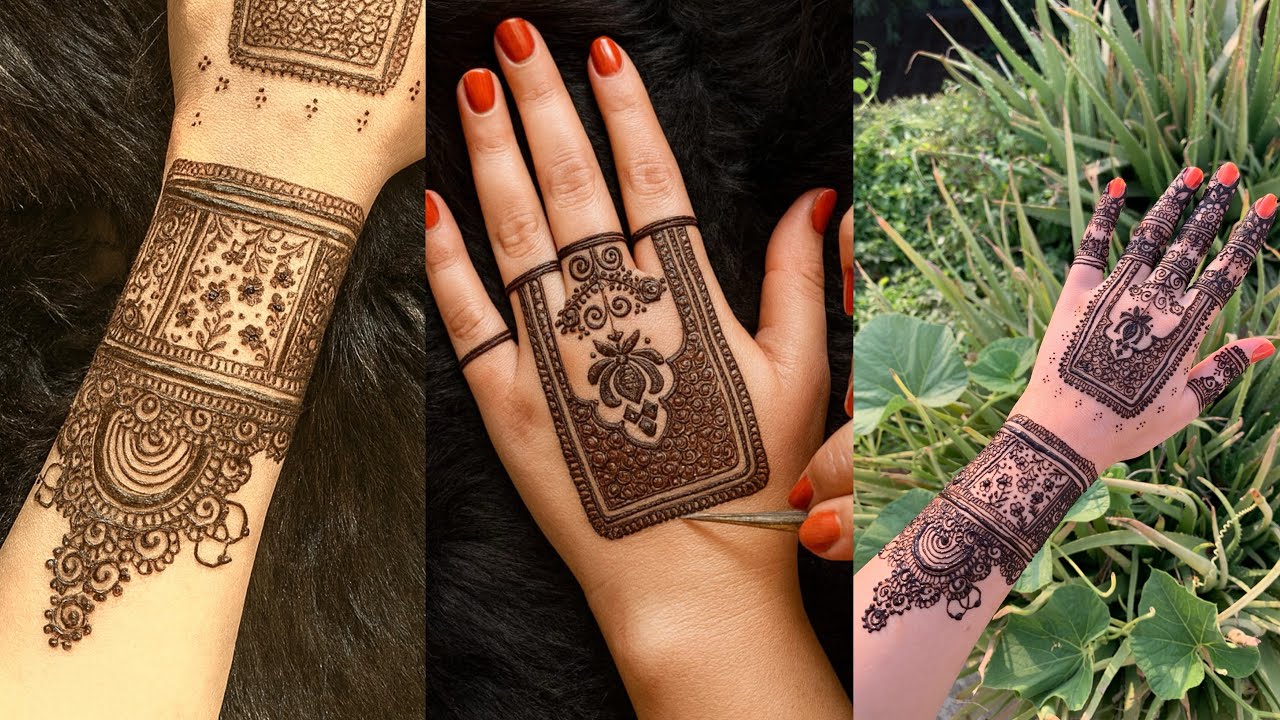 New Trending Henna Design 2025🌿Easy and Stylish Mehndi Design 