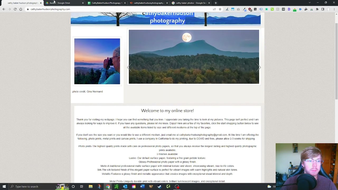 Free SEO Audit for Photography Business (Cathy Baker Hudson Photography)