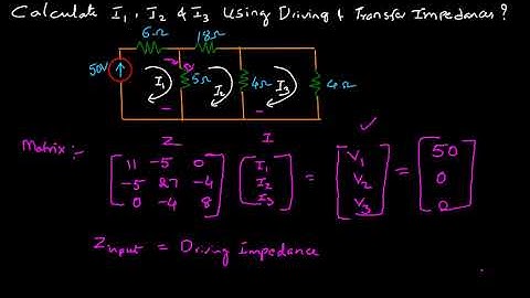 Mesh Analysis by Matrix method Part1