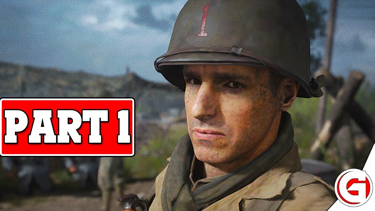 CALL OF DUTY WW2 Gameplay Part 1 DDAY (COD WW2 Campaign) GamenTsh
