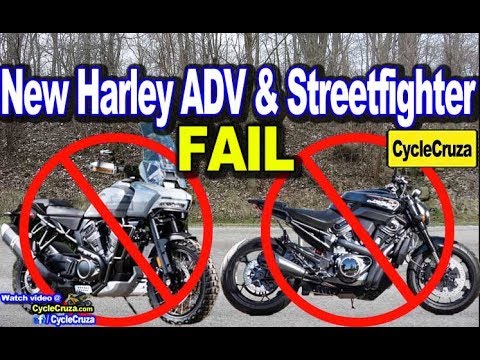 New Harley Davidson Streetfighter And Adventure Motorcycle FAIL