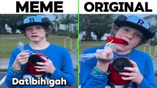 Dat Bih Gah Meme vs Original
