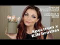 SPECTRUM X KATIE JANE HUGHES BRUSHES | review and comparison of these cruelty free brush sets