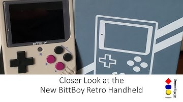 Closer Look at the New BittBoy Handheld + Gameplay