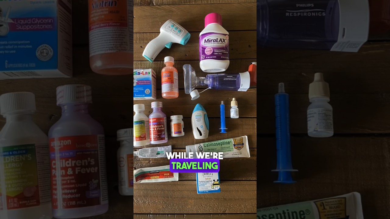 Traveling with Kids? Bring Medical Supplies: Tylenol, Motrin, Fever Reducers & More!