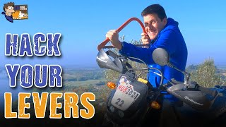 Never brake motorcycle levers again: Free fix!